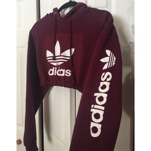 Adidas Cropped Hoodie